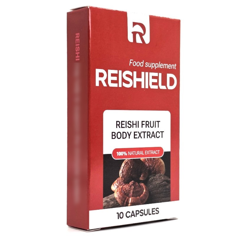 Reishield — rote Schachtel mit 10 Kapseln